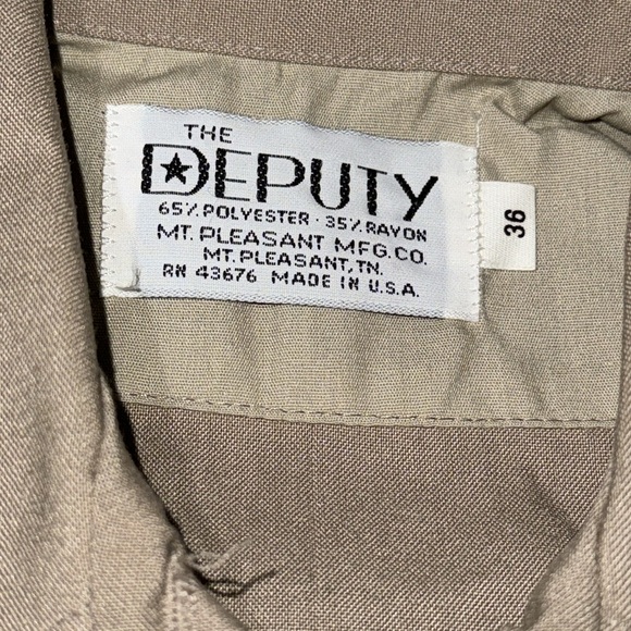 California Highway Patrol The Deputy Short Sleeve Button Down Shirt NWOT - Picture 8 of 12